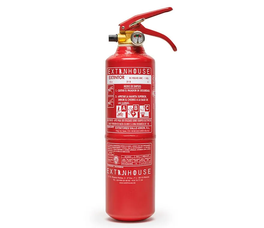 Extintor Polvo ABC 1kg