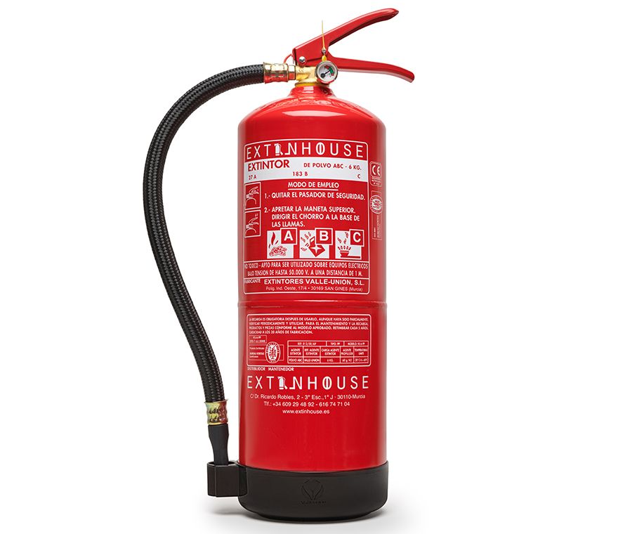 Extintor Polvo ABC 6kg